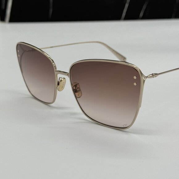NEW DIOR MISSDIOR B2U C0F2 WOMEN BUTTERFLY BROWN DIOR SUNGLASSES  DIOR MISS DIOR - Picture 6 of 9